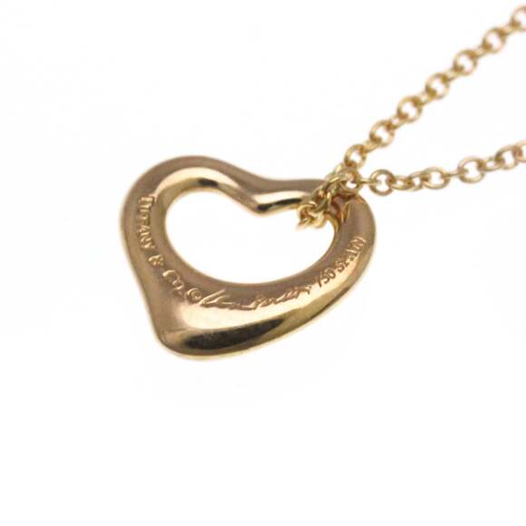 TIFFANY 18k Gold Heart Necklace